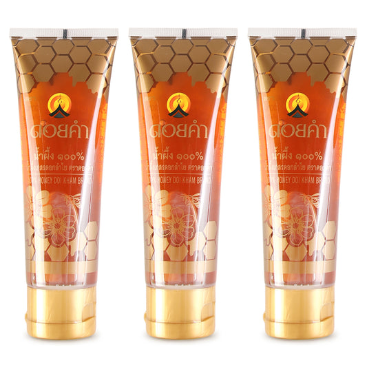 태국왕실 도이캄 꿀 100% 천연 롱간꿀 120g X 3PCS