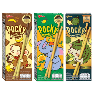태국포키 10개 세트 POCKY 초코바나나 망고 두리안