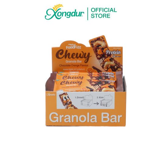 Foodfiit 푸드핏 그레놀라바 15g X 12개 (Chocolate Orange)