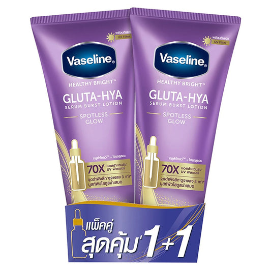 바세린 바디로션 글루타 히아 바디세럼 Spotless Glow 290ml 2개
