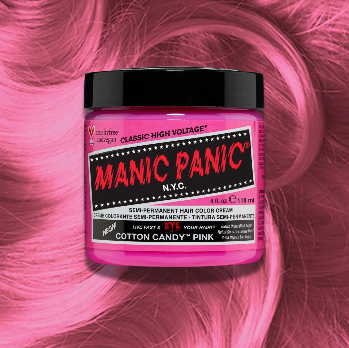 매닉패닉 헤어컬러 Cotton Candy Pink