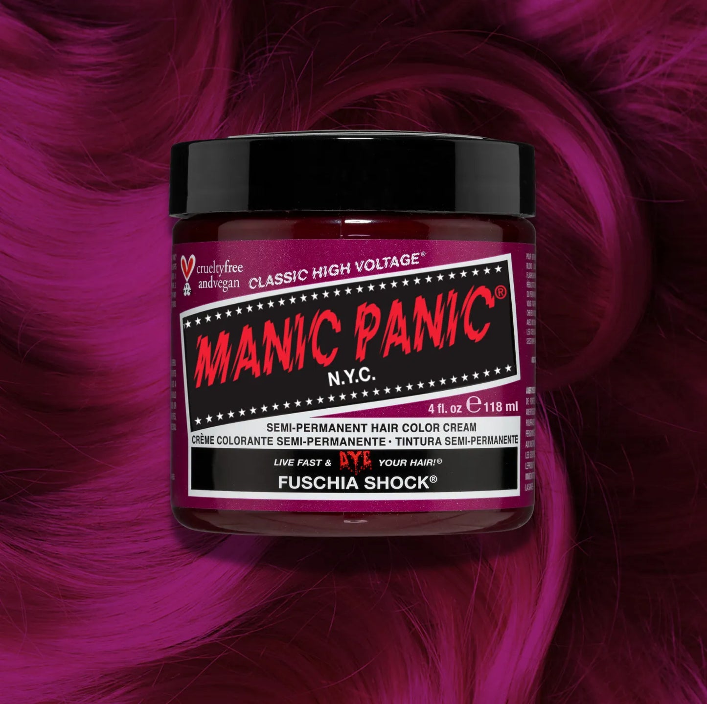 매닉패닉 헤어컬러 Fuschia Shock