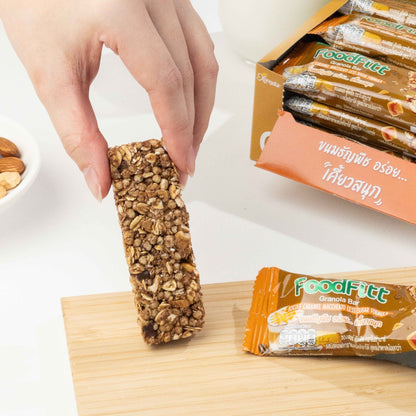 Foodfiit 푸드핏 그레놀라바 15g X 12개 (Caramel macchiato)