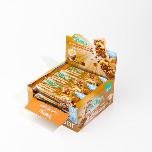 Foodfiit 푸드핏 그레놀라바 15g X 12개 (Caramel macchiato)