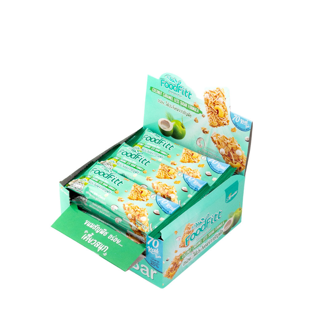 Foodfiit 푸드핏 그레놀라바 15g X 12개 (Coconut Caramel)