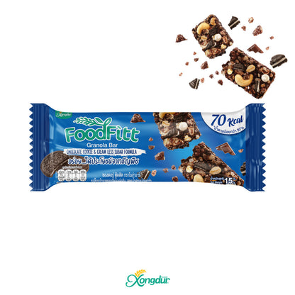 Foodfiit 푸드핏 그레놀라바 15g X 12개 (Chocolate Cookie & Cream)