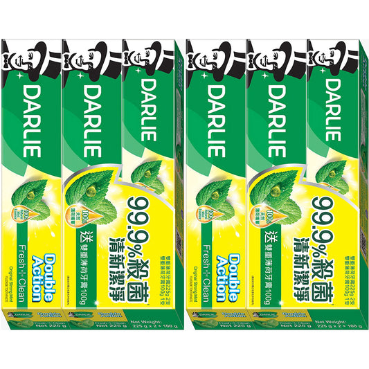 [무료배송] 홍콩 달리치약 더블액션 225g 4개 100G 2개